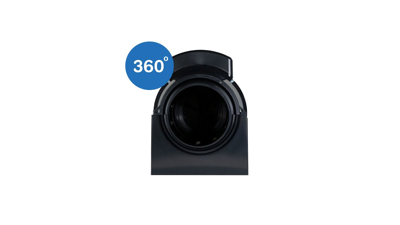 MixFlo Commercial Inline Duct Fan 360° View