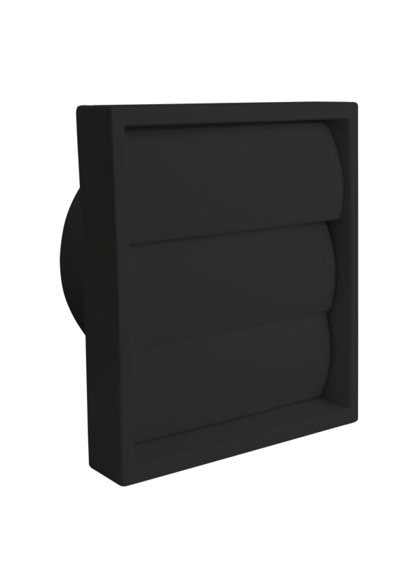 Gravity Shutter Grille 100mm Black Gravity Shutter Grille 100mm Black