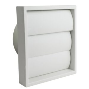 Gravity Shutter Grille 100mm White Gravity Shutter Grille 100mm White