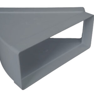 60953 Rectangular Horizontal 45 Degree Bend 220 x 90mm