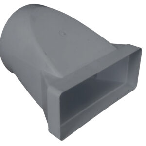 60970 150mm to 220 x 90mm Round to Rectangular Adaptor