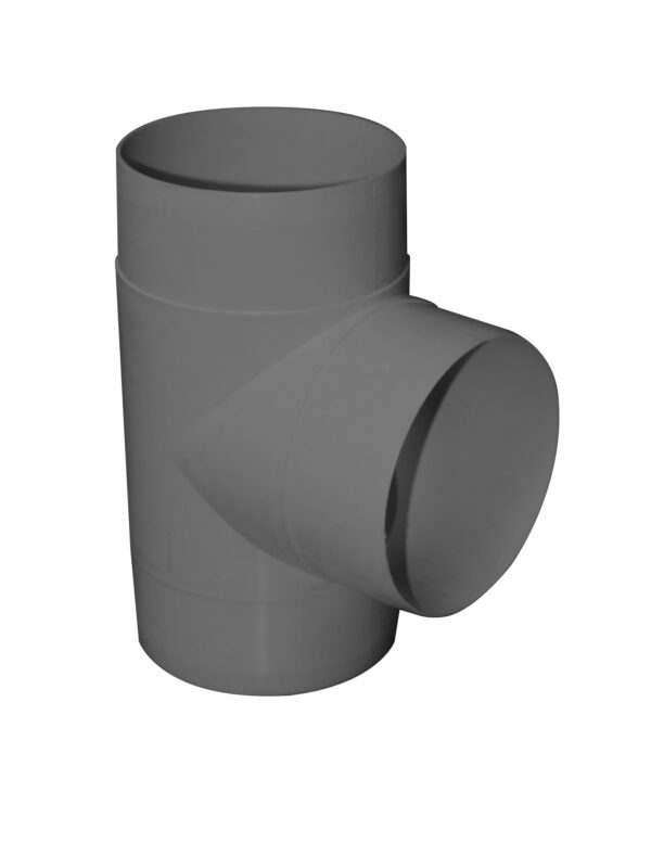 Round Ducting T-Piece PVC 100mm Round Ducting T-Piece PVC 100mm