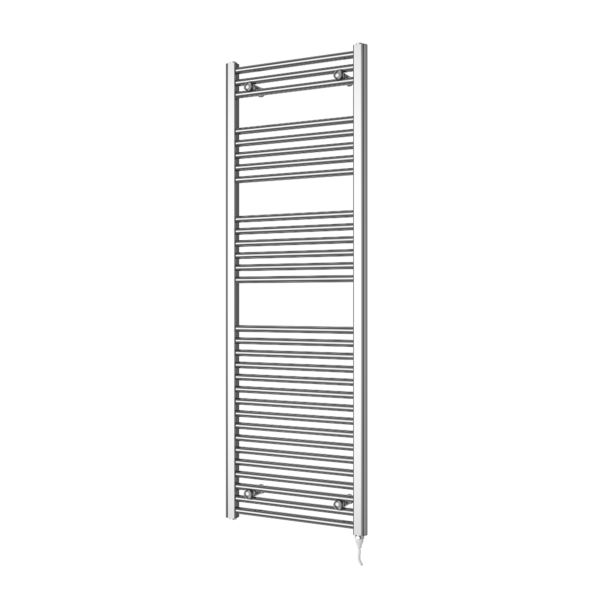 MANF400TRC Flat Chrome Ladder Towel Rail 400 Watts