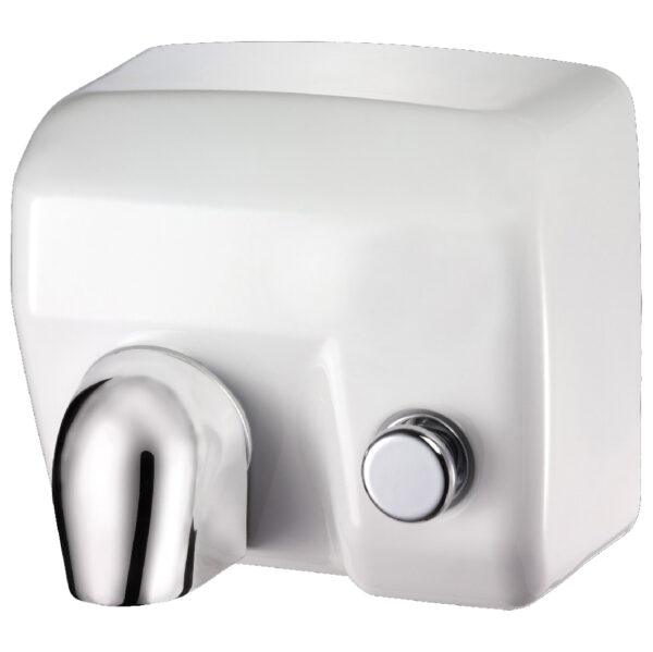 MAN/E-88 2.4kW Heavy Duty Push Button Hand Dryer White