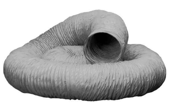 Grey PVC Flexible Round Ducting Ø 100mm (1m Length) Grey PVC Flexible Round Ducting Ø 100mm (1m Length)