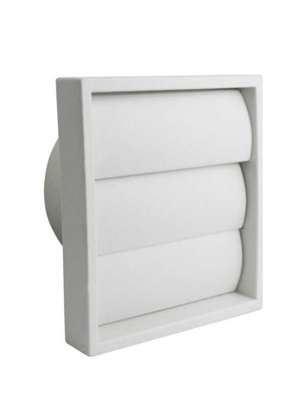 Gravity Shutter Grille 230mm White