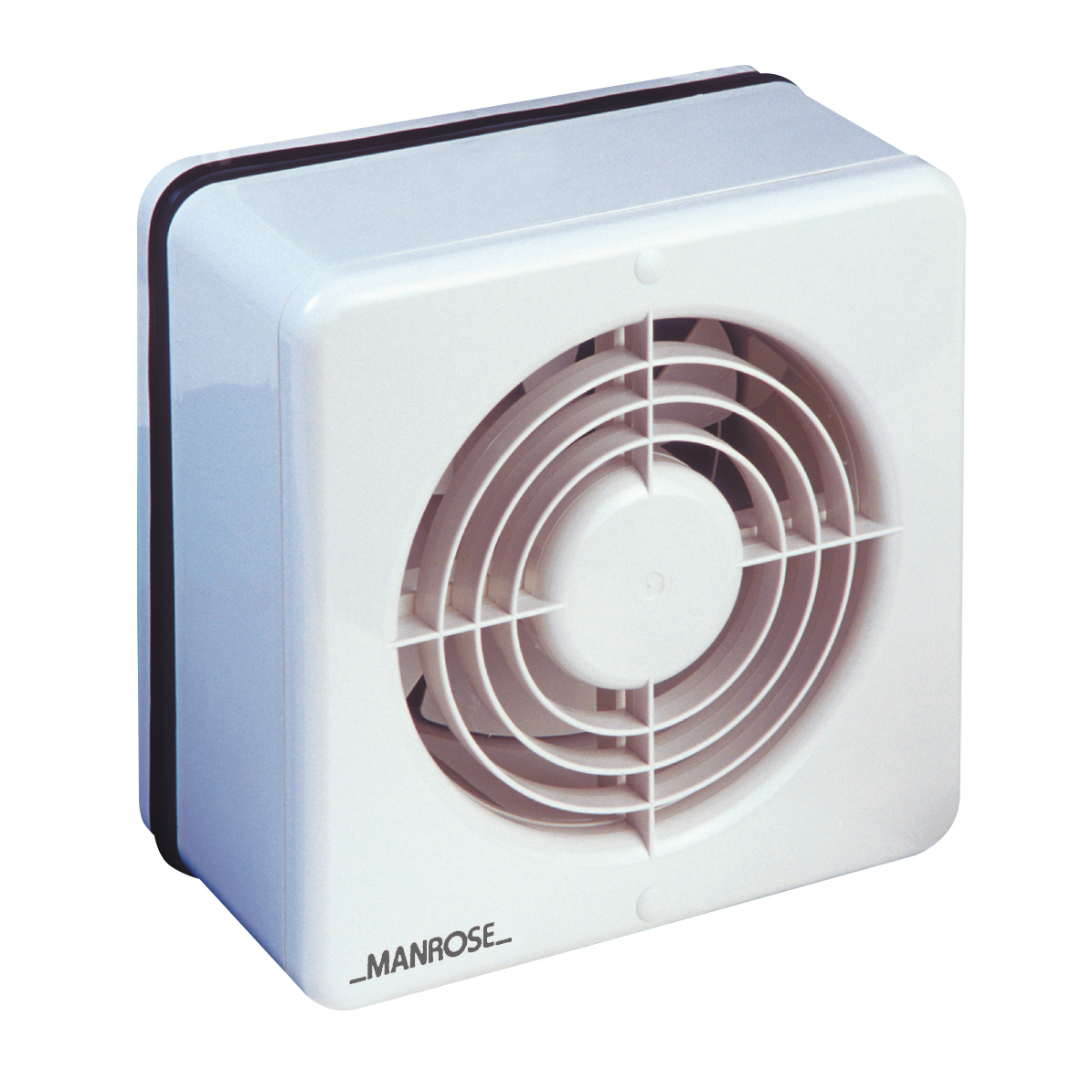 Manrose White Kitchen Extractor Fan with Pullcord - 150mm