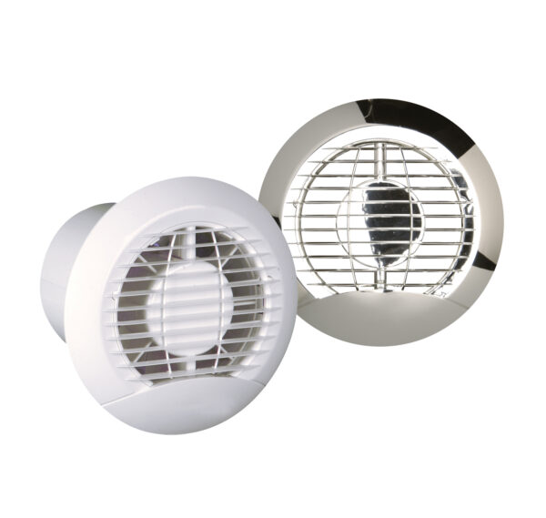 HAYLO100T Circular Bathroom Fan Timer 100mm