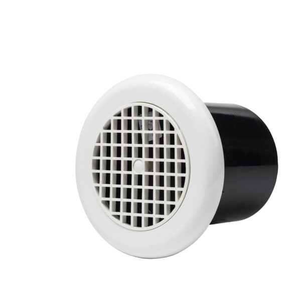 LP100CLVW Lo Profile Circular Bathroom Fan SELV White 100mm LP100CLVW Lo Profile Circular Bathroom Fan SELV White 100mm