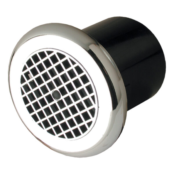 LP100CTC Lo Profile Circular Bathroom Fan Timer Chrome 100mm
