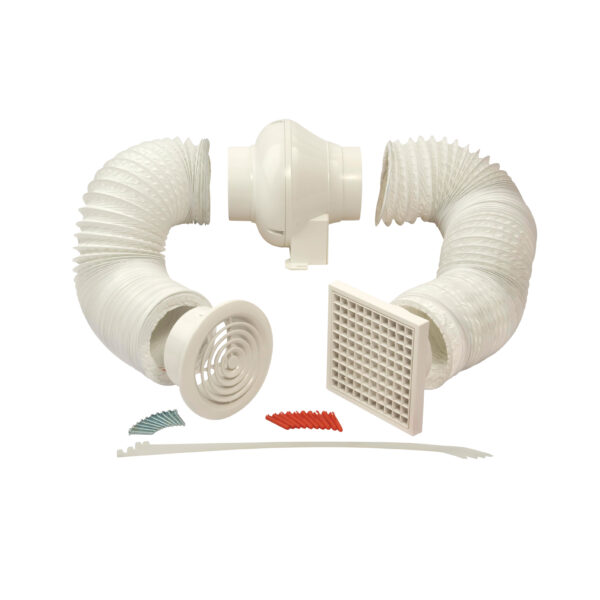 SCF200TN Inline Centrifugal Fan Kit Timer 100mm