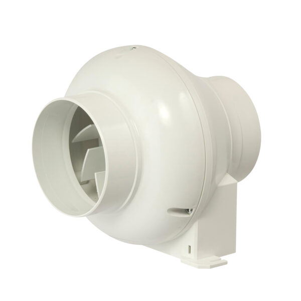 CFD200TN - 100mm inline centrifugal fan - with bracket - adjustable over run timer