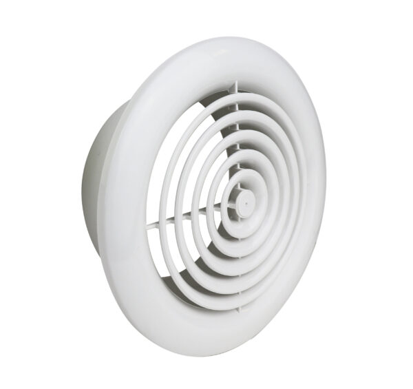 Internal Circular Ceiling Grilles 100mm White