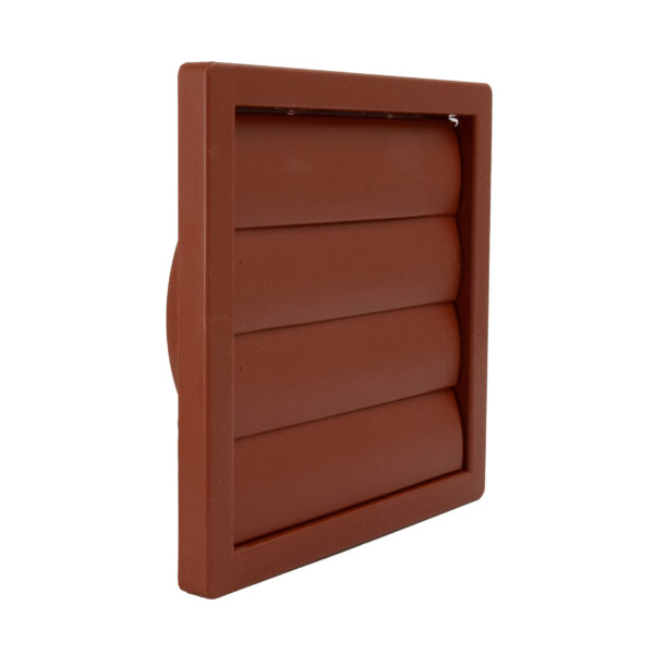 Gravity Shutter Grille 125mm Terracotta