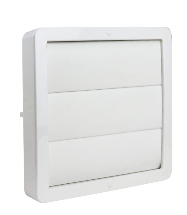 Plate Grille Gravity Shutter 200mm White