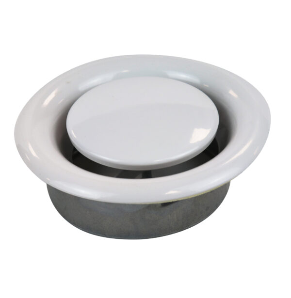 Circular Metal Convex Air Diffuser with Spring Connection 100mm Circular Metal Convex Air Diffuser with Spring Connection 100mm