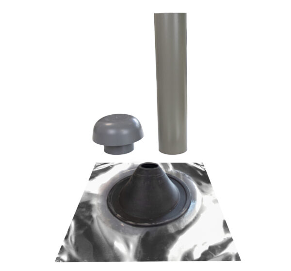 1380 110mm Angled Thru Roof Vent Kit 457 x 457mm