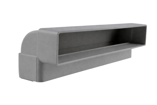 Rectangular Vertical 90 Degree Bend 225 x 25mm Rectangular Vertical 90 Degree Bend 225 x 25mm