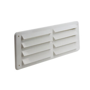 1830 Fixed Louvre Vent White 250 x 81mm