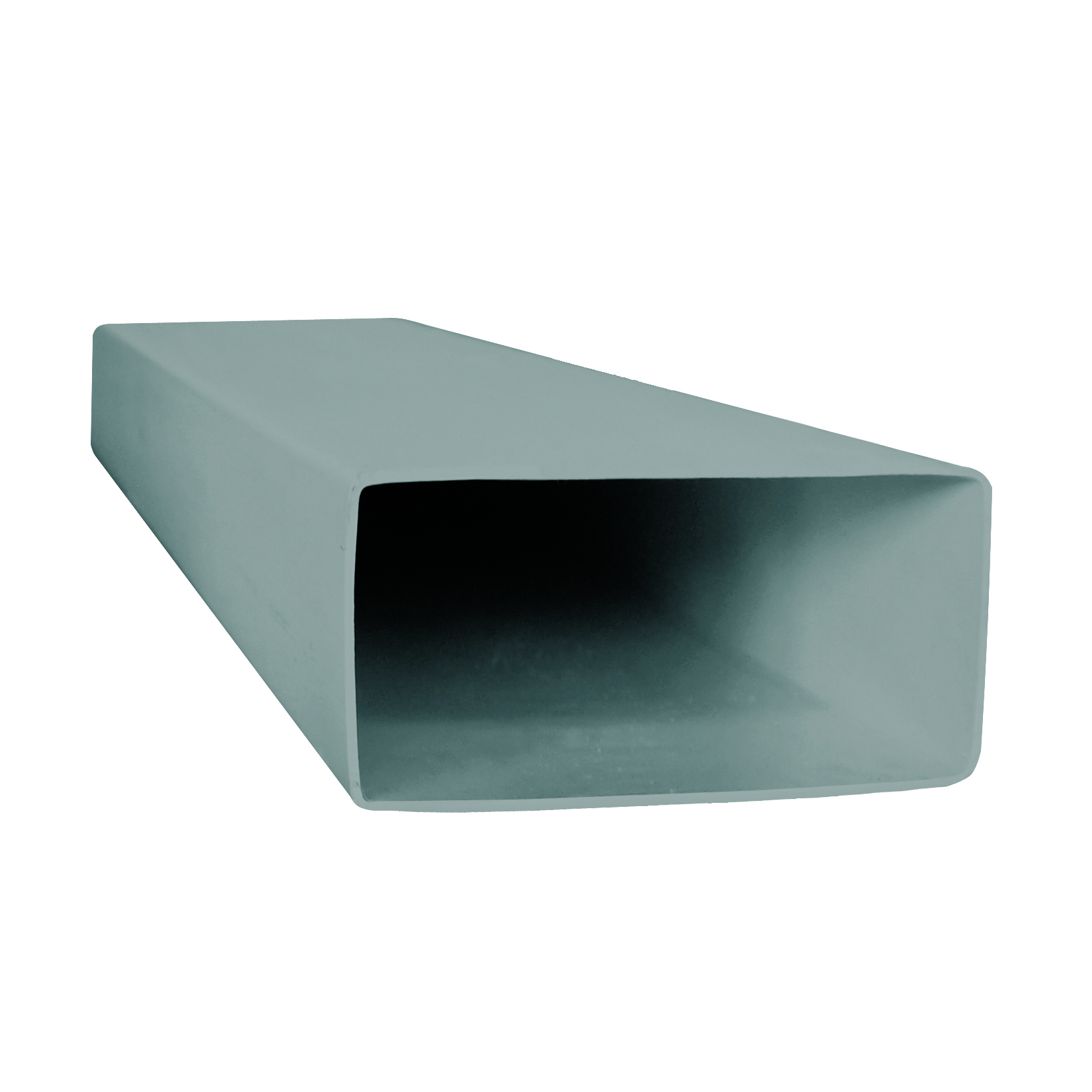 55150 Rectangular Flat Channel 204 x 60mm L1500mm PVC Ducting