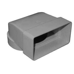 60951 125mm to 220 x 90mm Elbow Bend 90 Degrees
