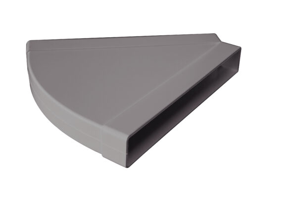 Rectangular Horizontal 45 Degree Bend 225 x 25mm Rectangular Horizontal 45 Degree Bend 225 x 25mm