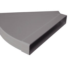 55810 Rectangular Horizontal 45 Degree Bend 204 x 60mm