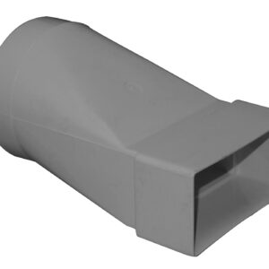 55700 125mm to 204 x 60mm Round to Rectangular Adaptor