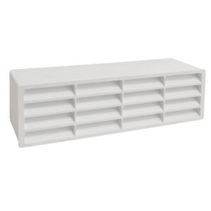 45010W 110 x 54mm Slimline Airbrick Horizontal Louvre White