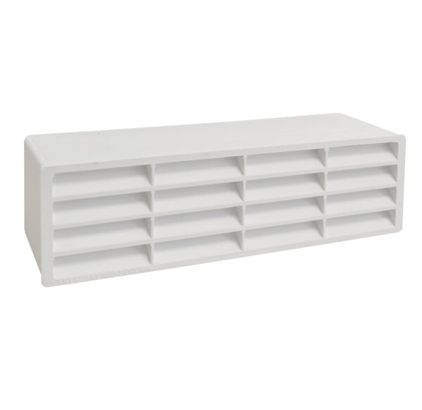 45010W 110 x 54mm Slimline Airbrick Horizontal Louvre White