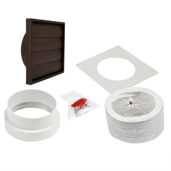 Gravity Grille Ducting Kit 1m Length 150mm Brown Gravity Grille Ducting Kit 1m Length 150mm Brown