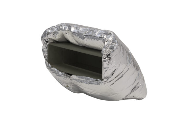Rectangular Insulated Vertical 45 Degree Bend 204 x 60mm Rectangular Insulated Vertical 45 Degree Bend 204 x 60mm
