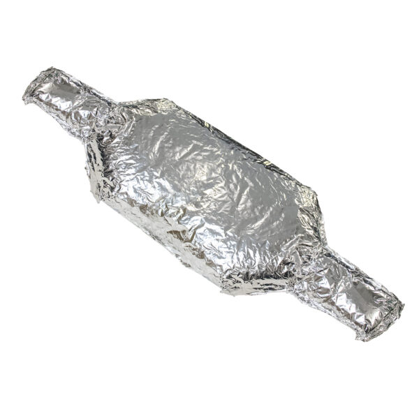 Rectangular Insulated Jacket Vertical 90 Degree Bend 204 x 60mm
